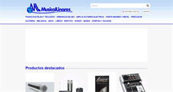 Desktop Screenshot of musical-linares.com